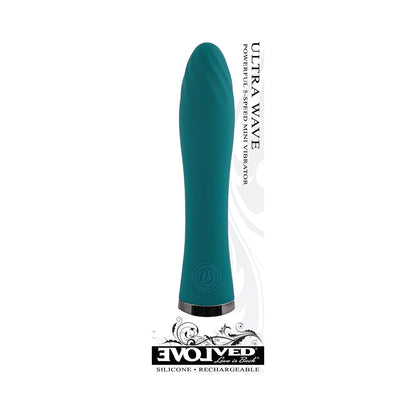 EVOLVED - VIBRADOR RECARREGÁVEL ULTRA WAVE TURQUESA