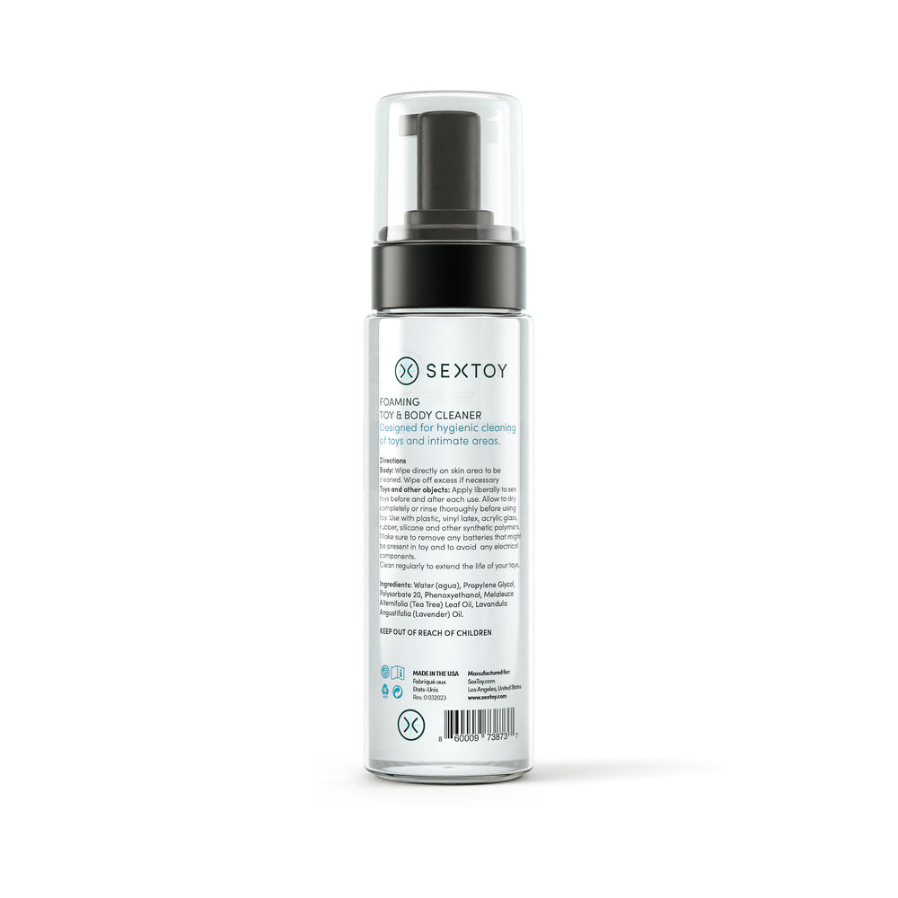 SEXTOY - BODY & TOY FOAMING CLEANER 7.5 OZ. (EXPIRATION UNDER 3 MONTHS)