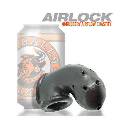 OXBALLS - AIRLOCK AIR-LITE VENTED CHASTITY STEEL