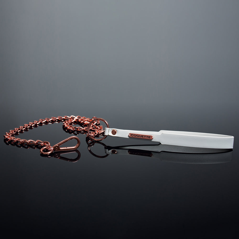 COQUETTE - PLEASURE COLLECTION LEASH WHITE