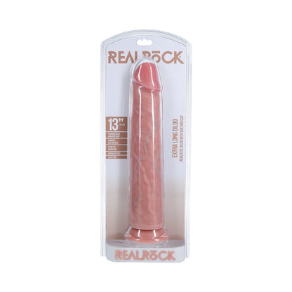 SHOTS - DILDO REALROCK EXTRA LONGO 13 POL. BEGE