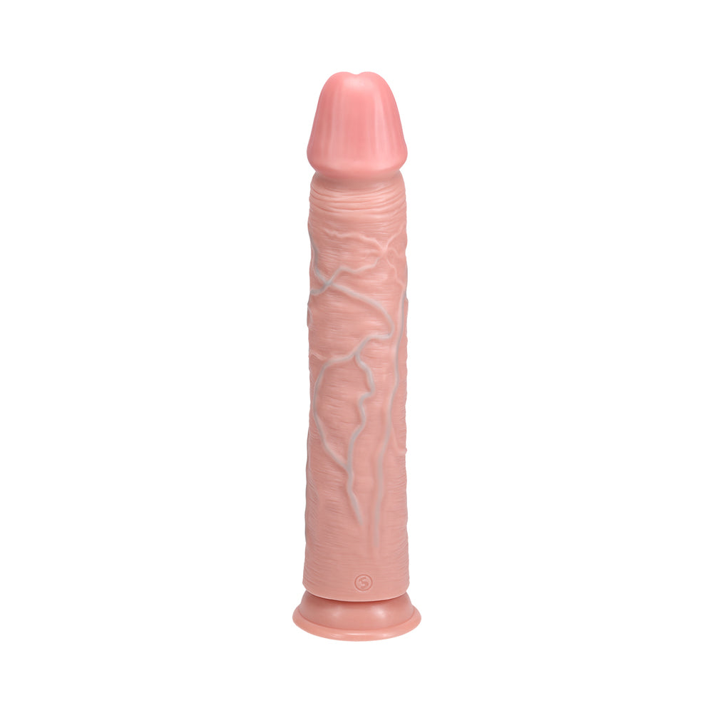 SHOTS - DILDO REALROCK EXTRA LONGO 13 POL. BEGE