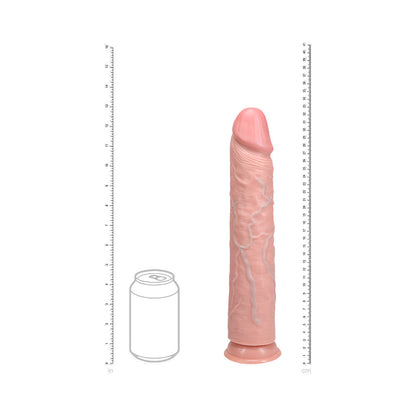 SHOTS - DILDO REALROCK EXTRA LONGO 13 POL. BEGE