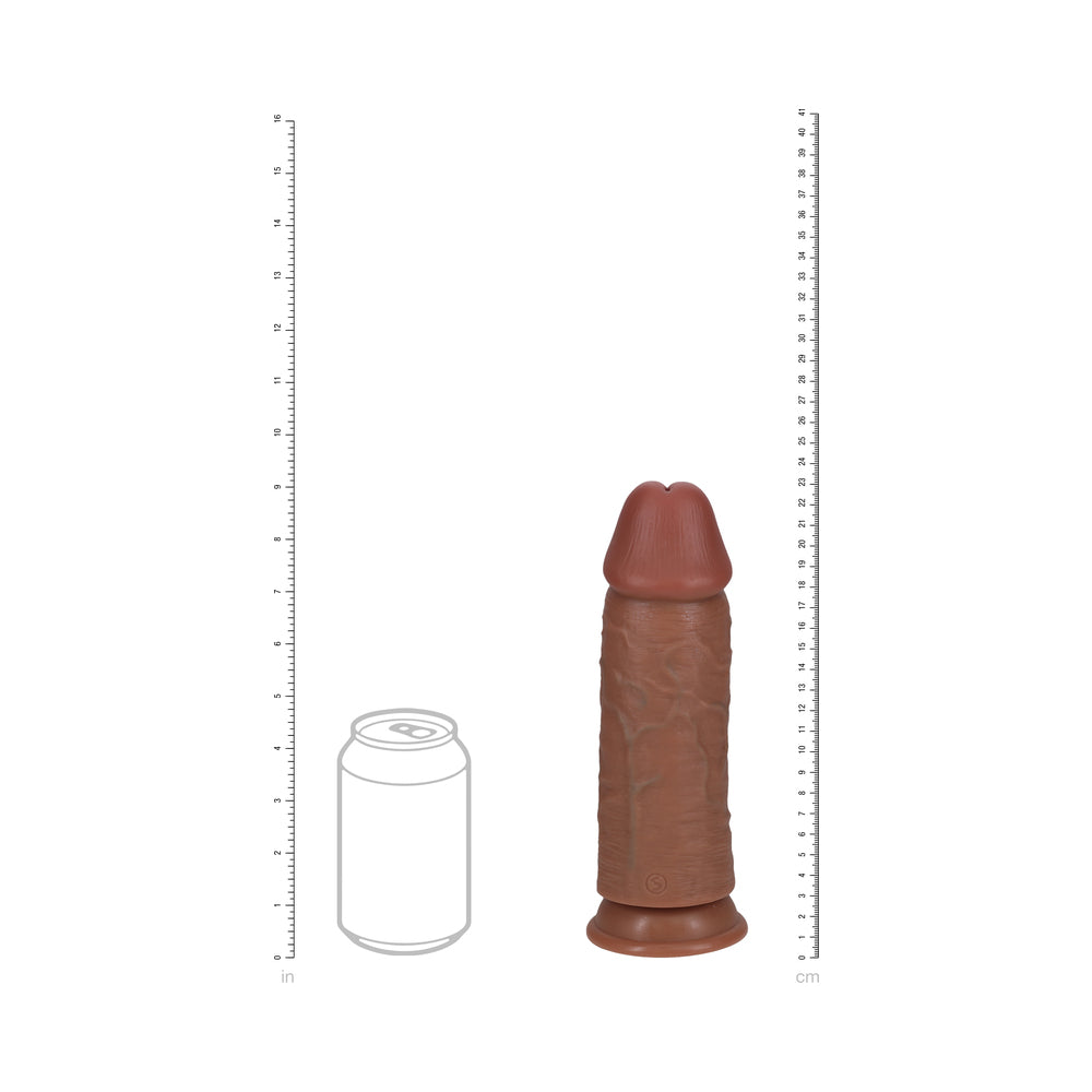 SHOTS - REALROCK EXTRA THICK 23 CM DILDO COR DE PELE