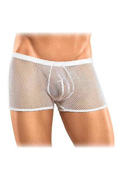 MALE POWER - SHORT RED WHITE POUCH SHORT S