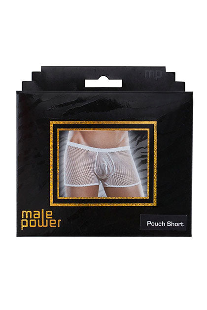MALE POWER - SHORT RED WHITE POUCH SHORT S