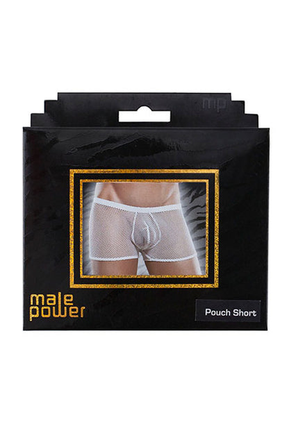 MALE POWER - SHORT RED WHITE POUCH SHORT S
