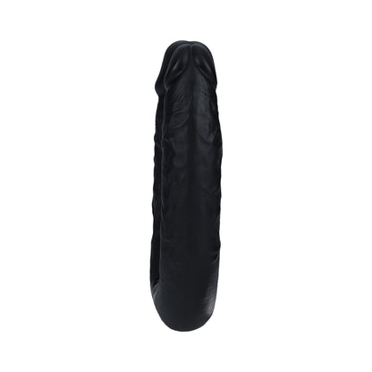 SHOTS - REALROCK 7 IN. U-SHAPED DOUBLE DILDO BLACK