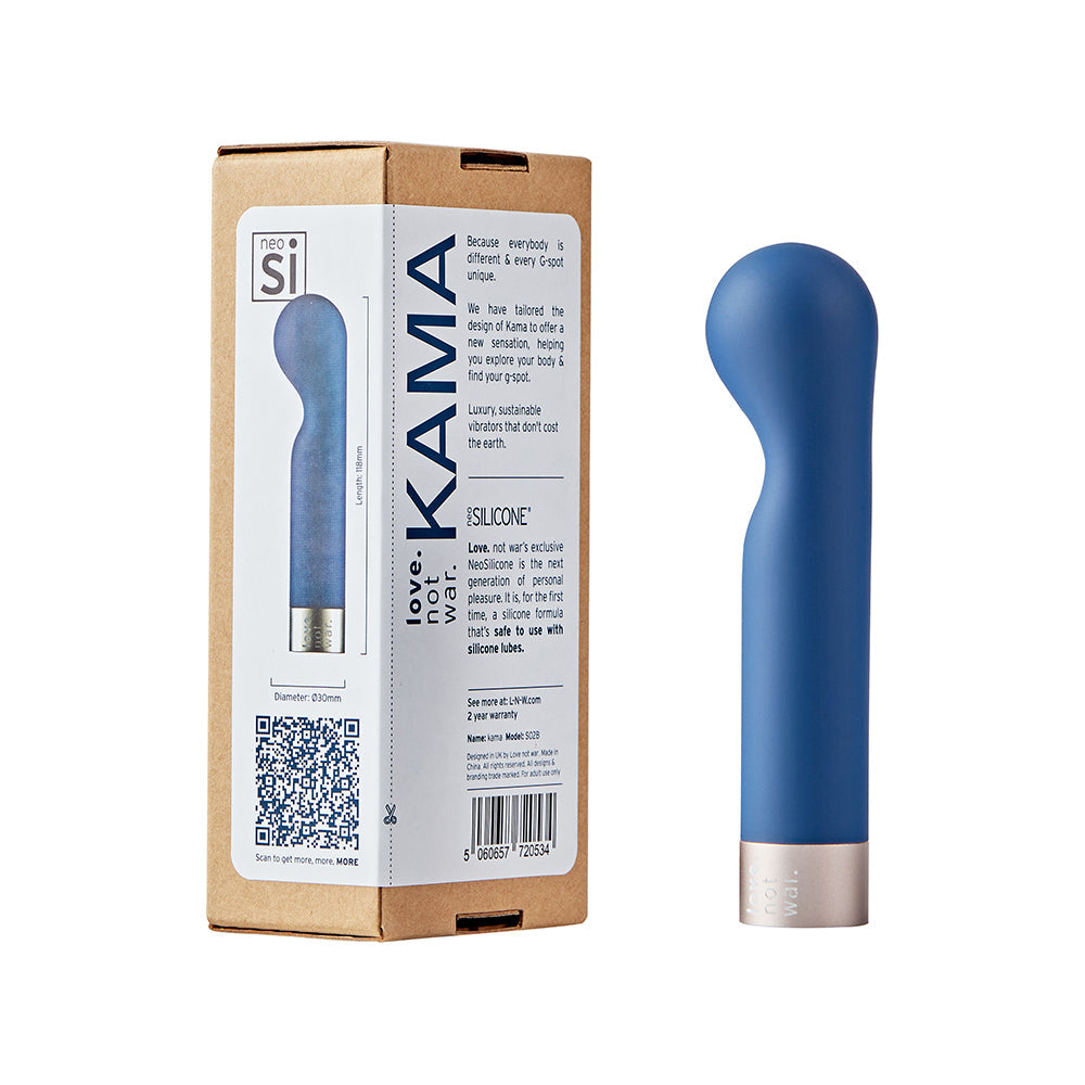 LOVE NOT WAR - KAMA HEAD BLUE