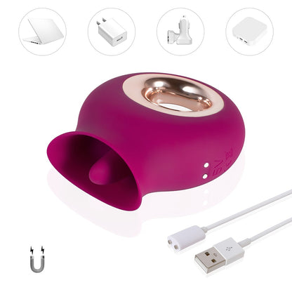 HONEY PLAY BOX - ALVINA LUXURY TONGUE-LICKING CLITORAL VIBRATOR MAGENTA