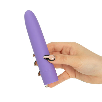 BMS - SIMPLE & TRUE EEZY PLEEZY CLASSIC VIBRATOR 5.5 IN. PURPLE