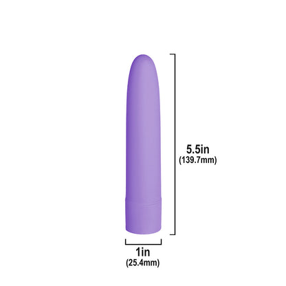 BMS - SIMPLE & TRUE EEZY PLEEZY CLASSIC VIBRATOR 5.5 IN. PURPLE