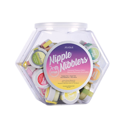 CLASSIC BRANDS - JELIQUE COCKTAIL NIPPLE NIBBLERS ASSORT TUB 36PC