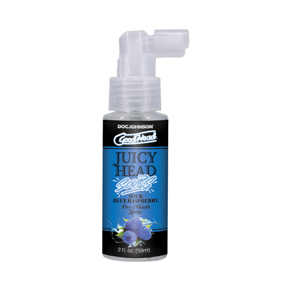DOC JOHNSON - GOODHEAD JUICY HEAD DRY MOUTH SPRAY SOUR BLUE RASPBERRY 2 OZ.