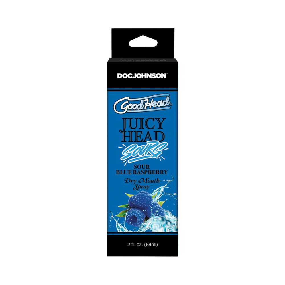 DOC JOHNSON - GOODHEAD JUICY HEAD DRY MOUTH SPRAY SOUR BLUE RASPBERRY 2 OZ.