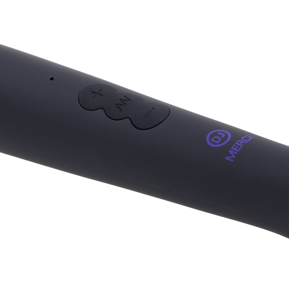 DOC JOHNSON - MERCI RECHARGEABLE POWER WAND ULTRA-POWERFUL SILICONE WAND MASSAGER BLACK VIOLET
