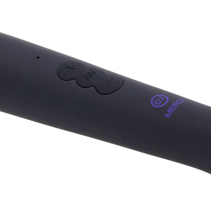 DOC JOHNSON - MERCI RECHARGEABLE POWER WAND ULTRA-POWERFUL SILICONE WAND MASSAGER BLACK VIOLET