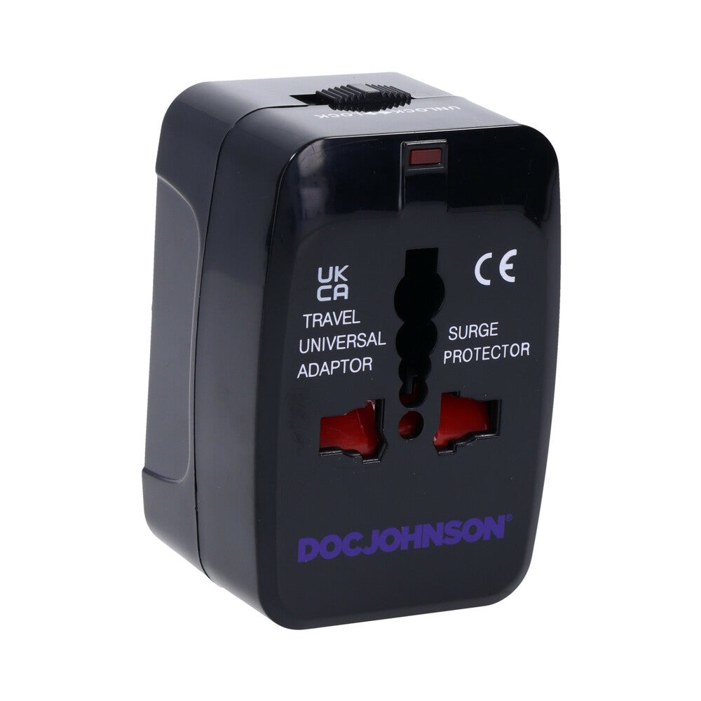 DOC JOHNSON - MERCI RECHARGEABLE POWER WAND ULTRA-POWERFUL SILICONE WAND MASSAGER BLACK VIOLET