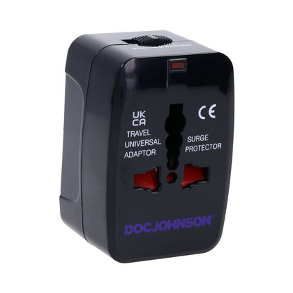 DOC JOHNSON - MERCI RECHARGEABLE POWER WAND ULTRA-POWERFUL SILICONE WAND MASSAGER BLACK VIOLET