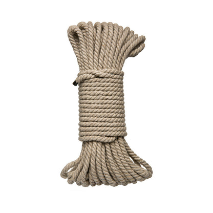 DOC JOHNSON - CORDA DE AMARRAÇÃO MERCI BIND & TIE 6MM EM CÂNHAMO 50' NATURAL