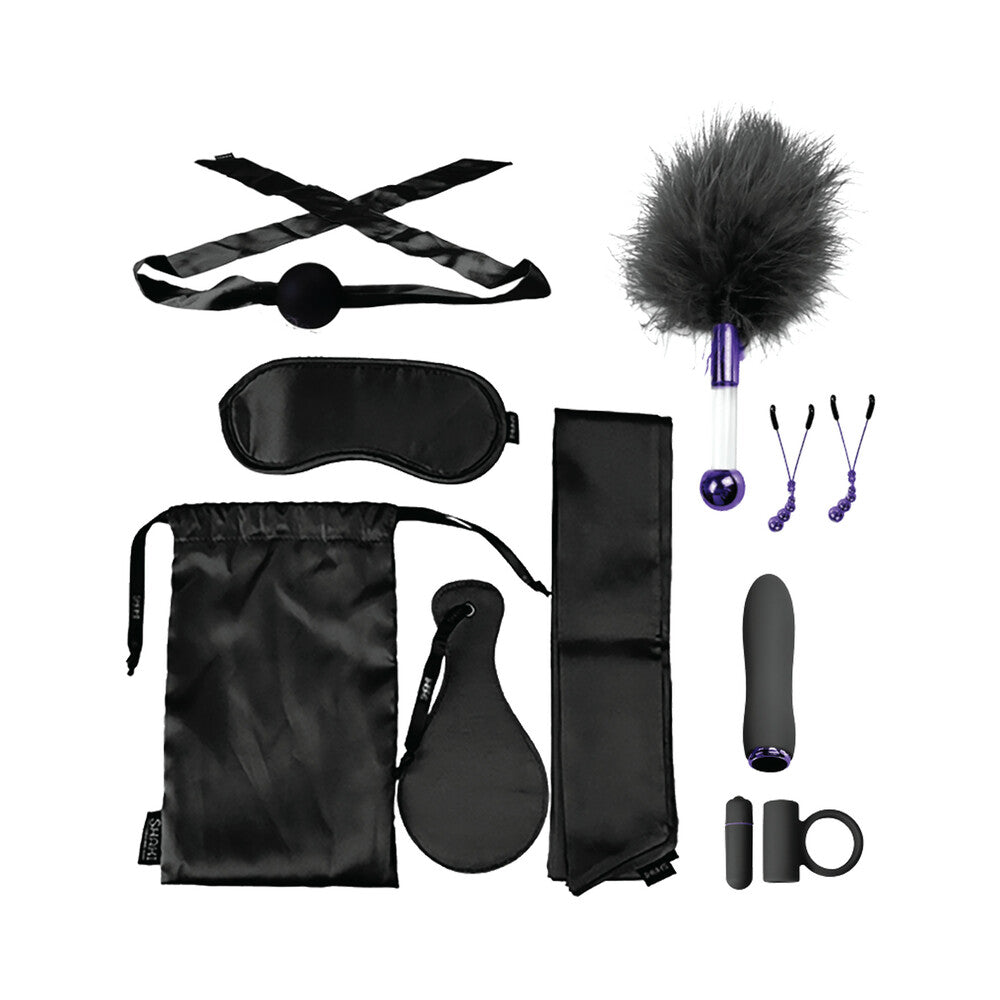 DOC JOHNSON - MERCI THE VIP ROOM BDSM PREMIUM SET BLACK