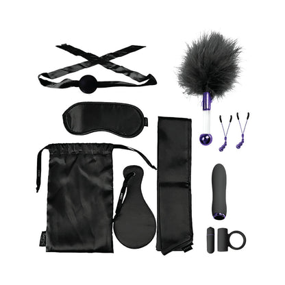 DOC JOHNSON - MERCI THE VIP ROOM BDSM PREMIUM SET BLACK