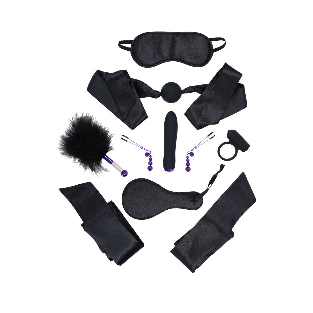 DOC JOHNSON - MERCI THE VIP ROOM BDSM PREMIUM SET BLACK