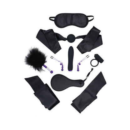 DOC JOHNSON - MERCI THE VIP ROOM BDSM PREMIUM SET BLACK