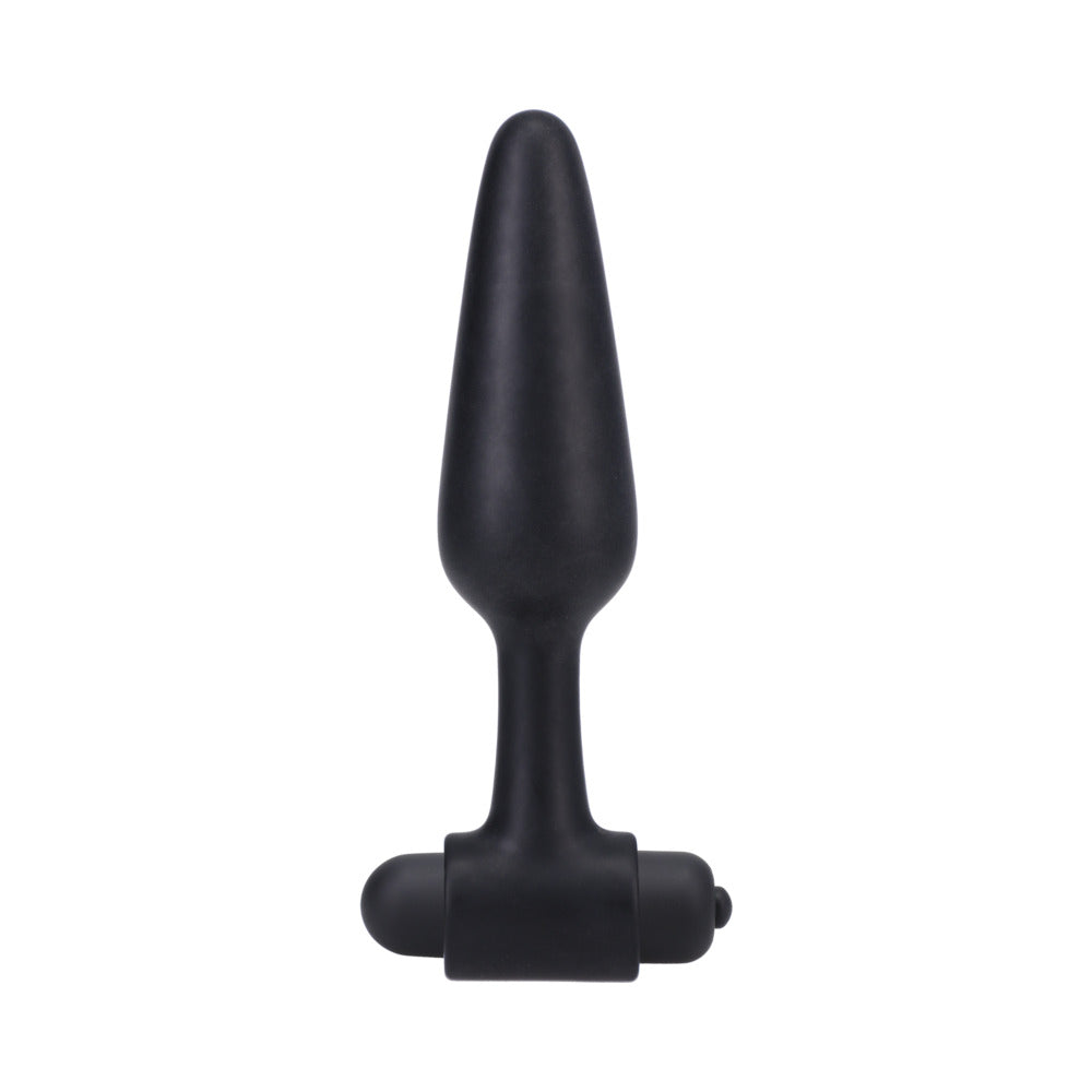 DOC JOHNSON - IN A BAG VIBRATING BUTT PLUG 5 IN. BLACK