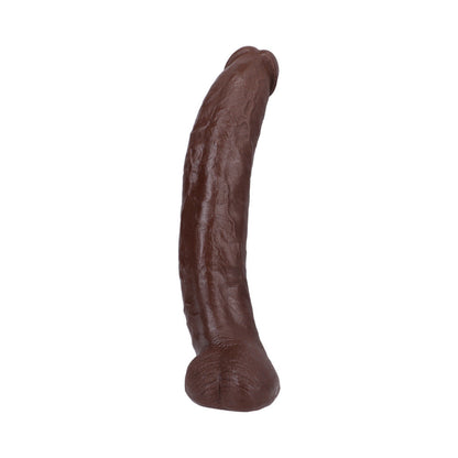 DOC JOHNSON - SIGNATURE COCKS BRICKZILLA ULTRASKYN COCK WITH REMOVABLE VAC-U-LOCK SUCTION CUP 13IN CHOCOLATE