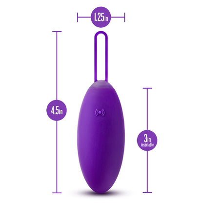 BLUSH - WELLNESS IMARA VIBRATING EGG WITH REMOTE PURPLE