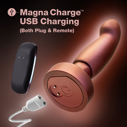 BLUSH - ANAL ADVENTURES MATRIX BIONIC PLUG WITH REMOTE COSMIC COPPER