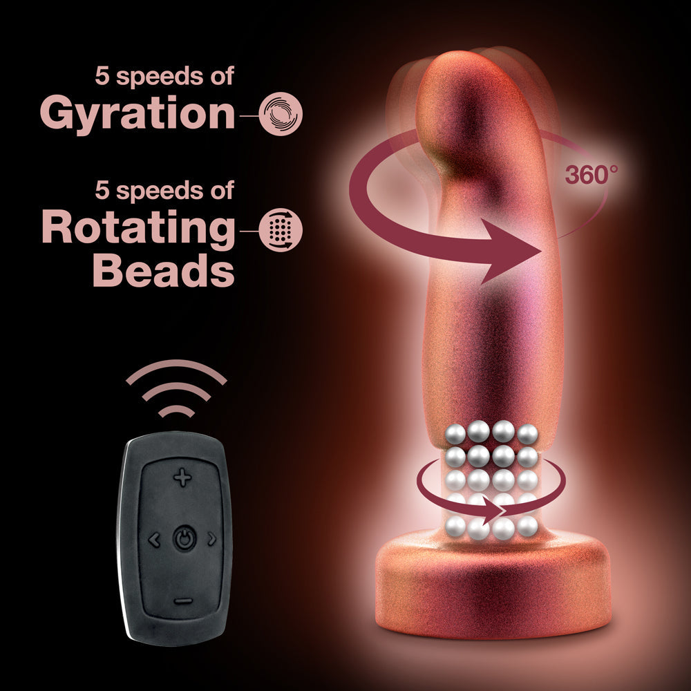 BLUSH - ANAL ADVENTURES MATRIX BIONIC PLUG WITH REMOTE COSMIC COPPER