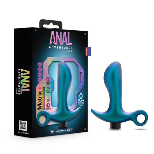 BLUSH - ANAL ADVENTURES MATRIX TELEPORTATION PLUG LUNAR BLUE