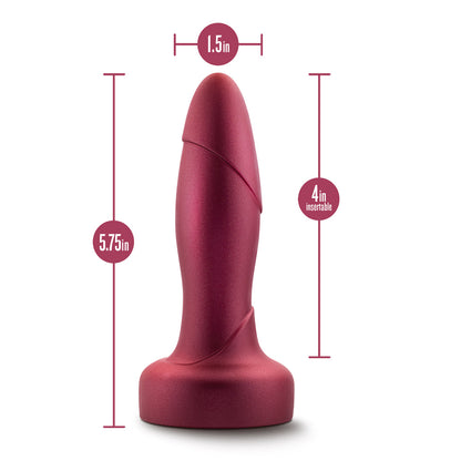 BLUSH - ANAL ADVENTURES MATRIX ATOMIC PLUG WITH REMOTE MARTIAN WINE