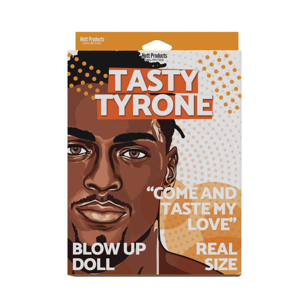 HOTT PRODUCTS - TASTY TYRONE INFLATABLE DOLL BROWN