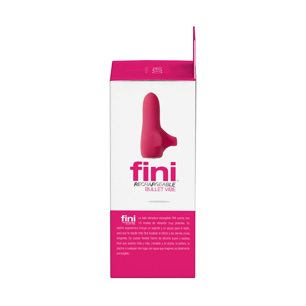 VEDO - VIBRADOR BULLET RECARREGÁVEL FINI