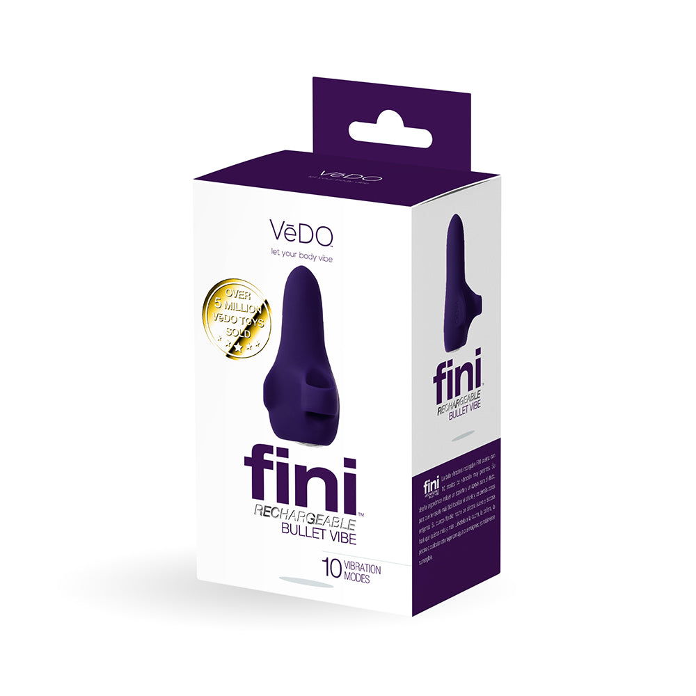 VEDO - VIBRADOR BULLET RECARREGÁVEL FINI