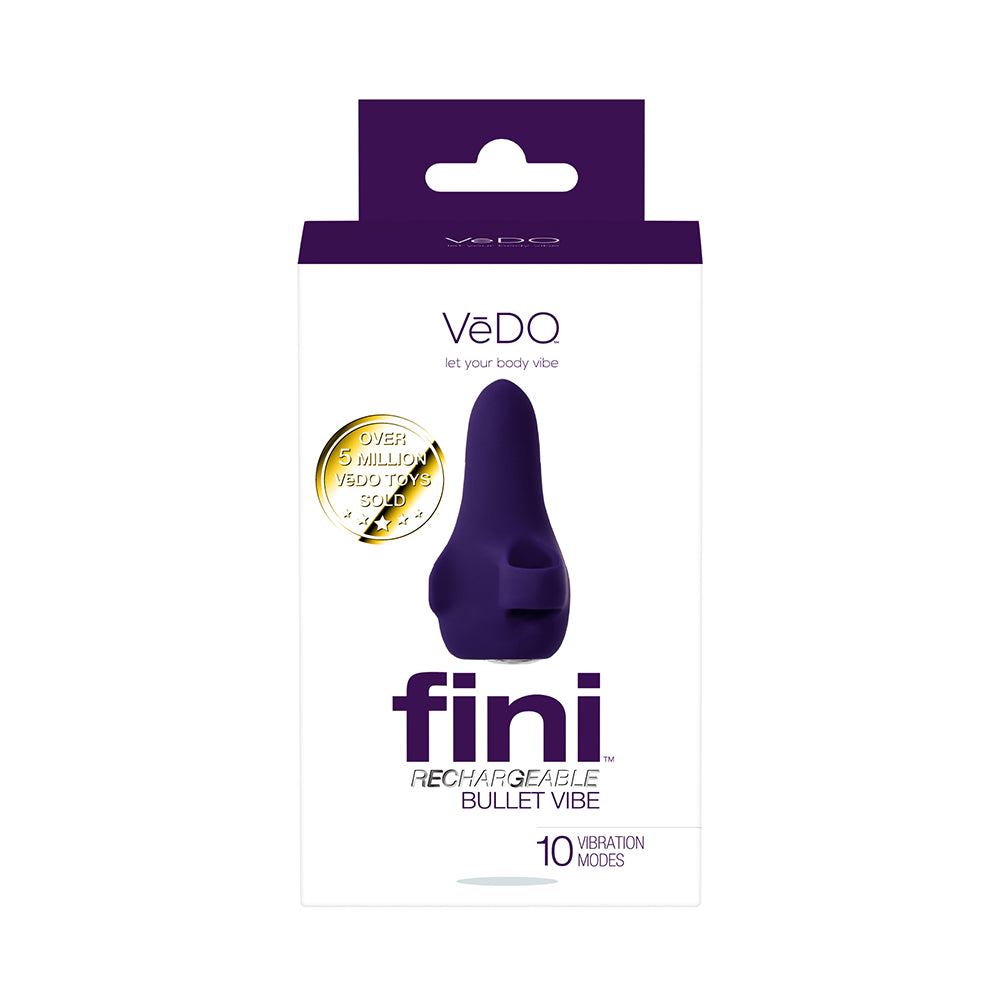 VEDO - VIBRADOR BULLET RECARREGÁVEL FINI