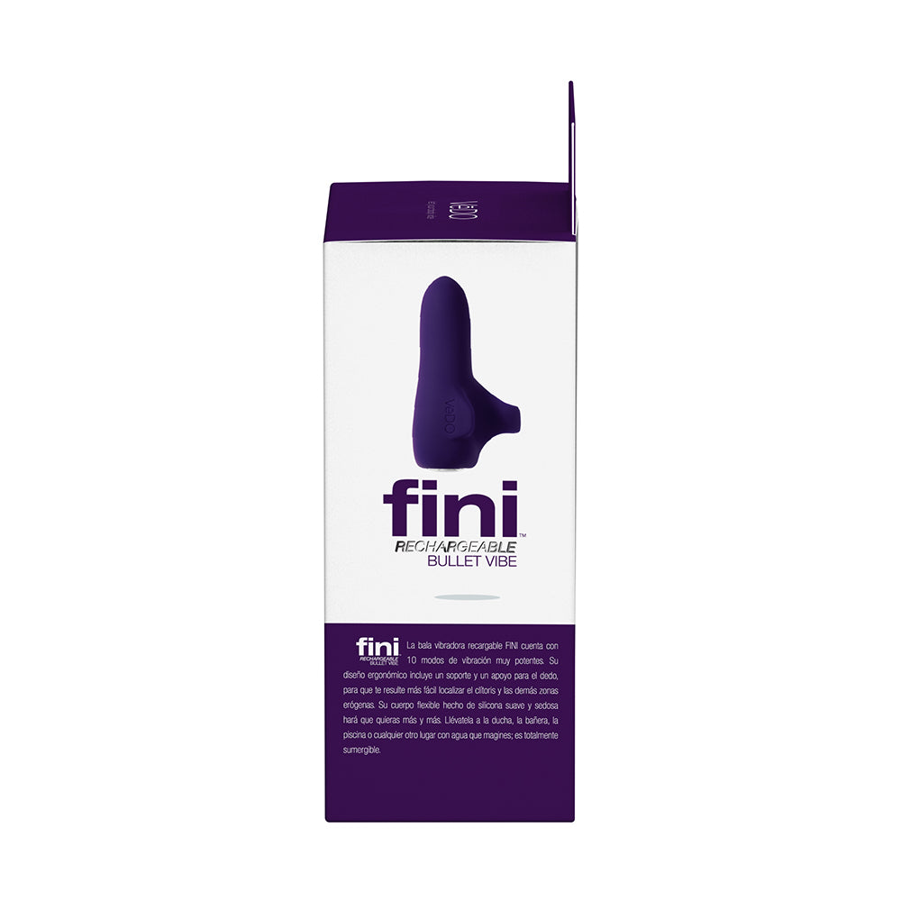 VEDO - VIBRADOR BULLET RECARREGÁVEL FINI