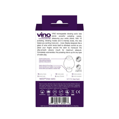 VEDO - VINO RECHARGEABLE VIBRATING SONIC VIBE
