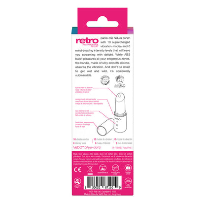 VEDO - BALA RECARREGÁVEL RETRO