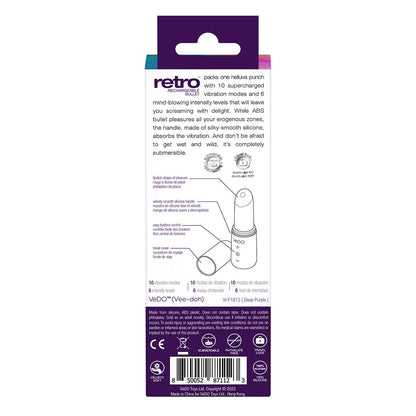 VEDO - BALA RECARREGÁVEL RETRO