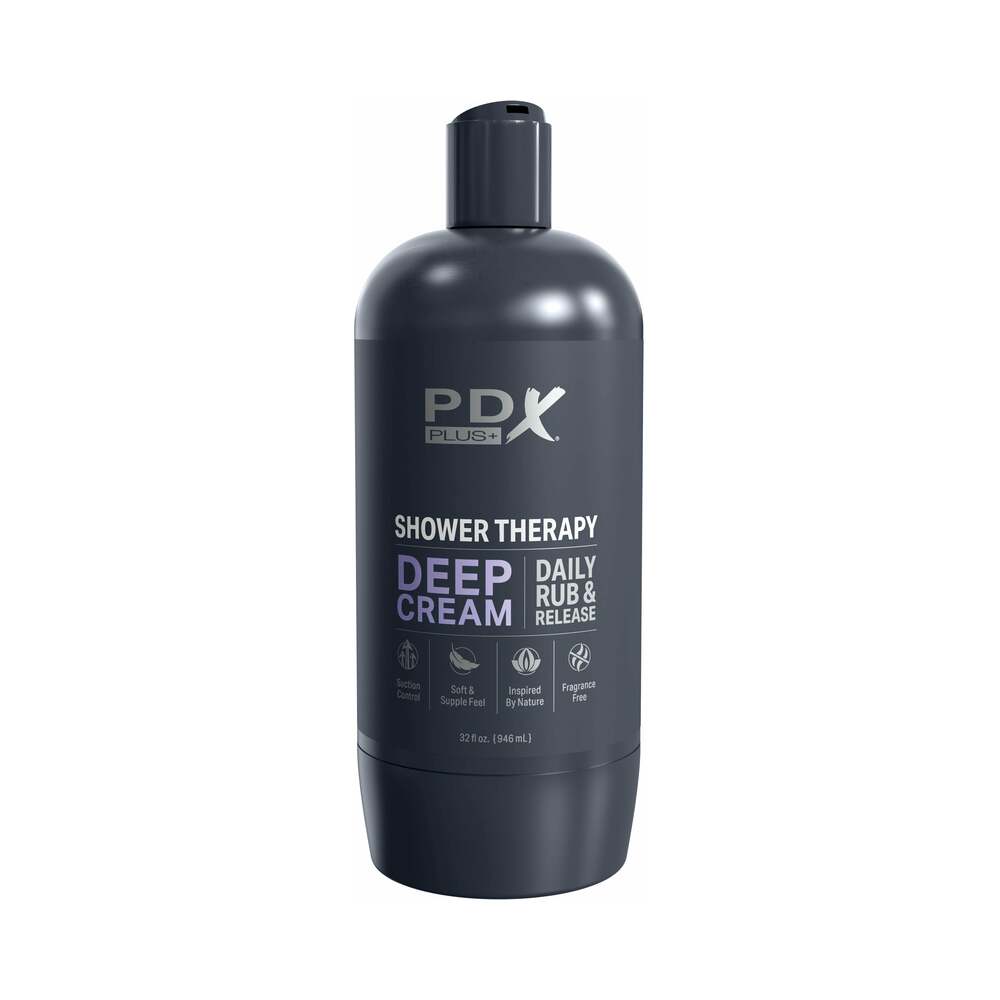 PDX BRANDS - PDX PLUS SHOWER THERAPY DEEP CREAM FROSTED