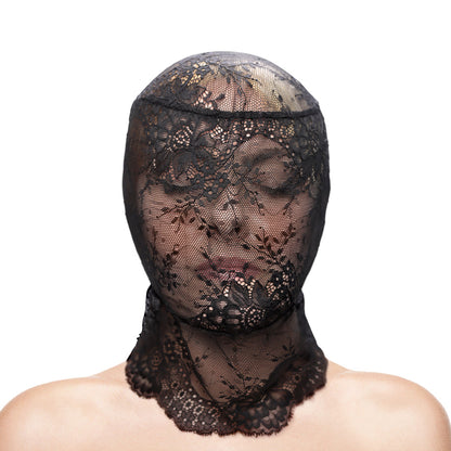 NS NOVELTIES - HUSTLER TABOO LACE HOOD PRETO