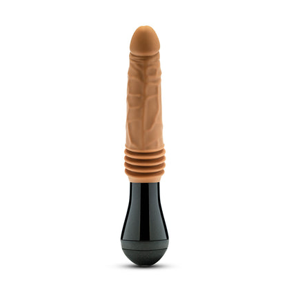 BLUSH - DR. SKIN SILICONE DR. ARTHUR DILDO TAN COM MOVIMENTOS DE IMPULSO, ROTAÇÃO E VIBRAÇÃO