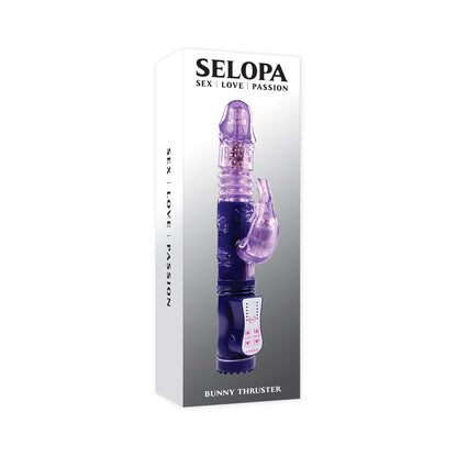 SELOPA - BUNNY THRUSTER VIBRATING RABBIT VIBRATOR PURPLE