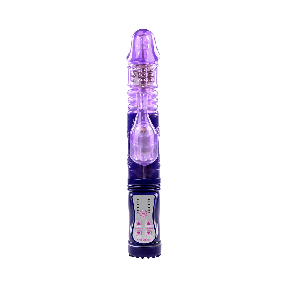 SELOPA - BUNNY THRUSTER VIBRATING RABBIT VIBRATOR PURPLE