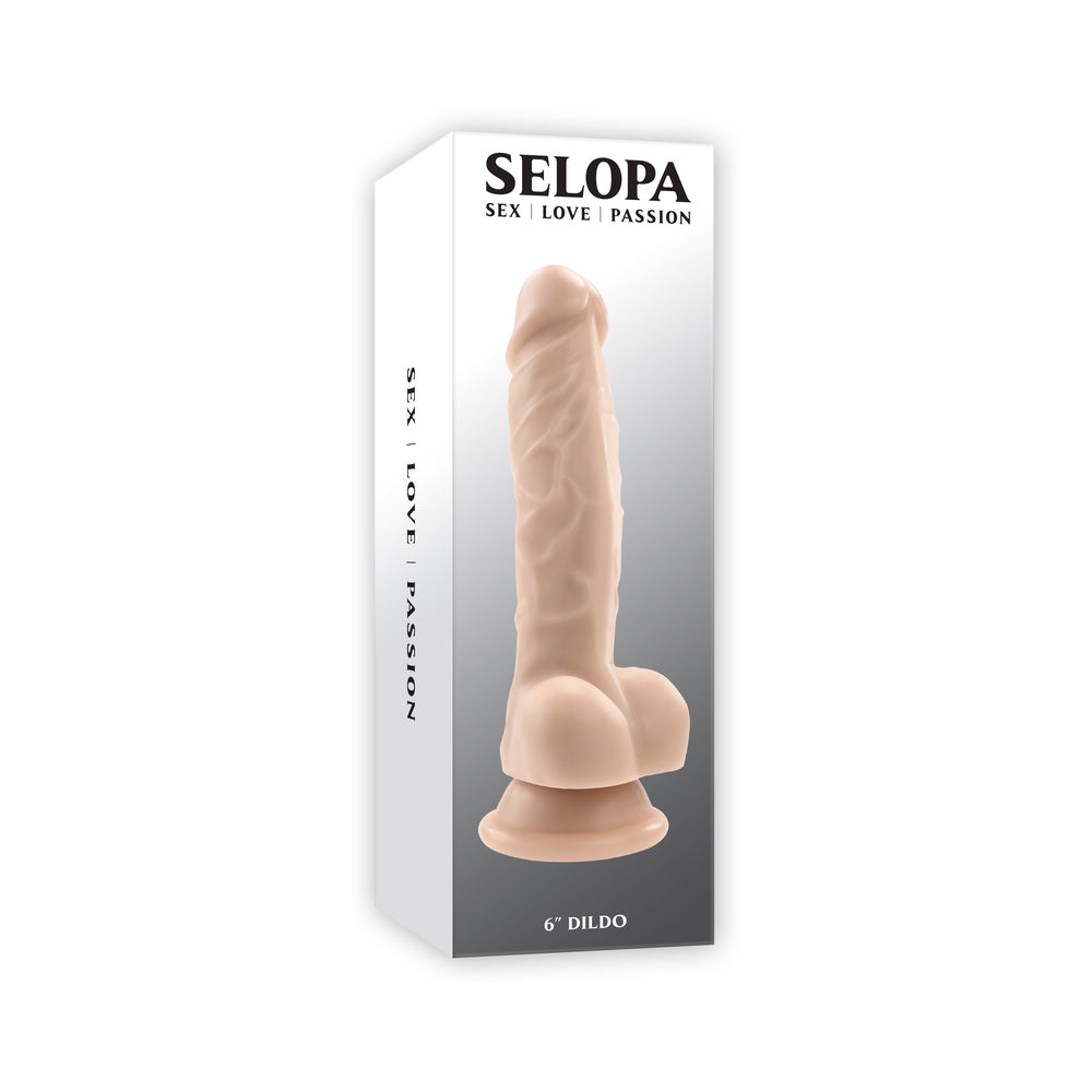SELOPA - DILDO NÃO VIBRATÓRIO 6 POL. LIGHT