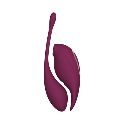 SHOTS - TWITCH 2 RECHARGEABLE SUCTION AND FLAPPING VIBRATOR WITH REMOTE CONTROL VIBRATING EGG